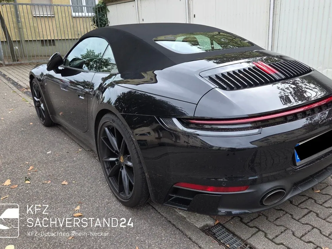 Porsche 911 Cabriolet bei einem Wertgutachten von Kfz Sachverstand 24
