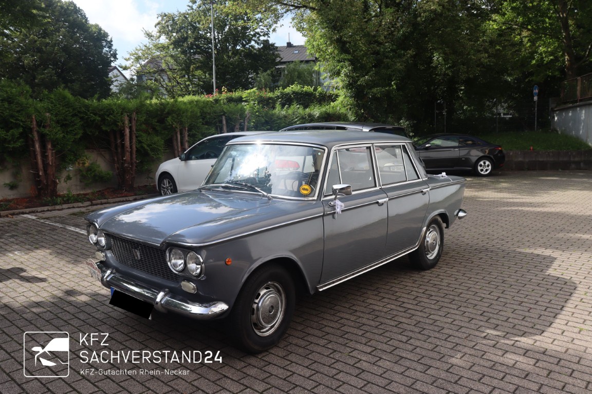 Fiat 1500 Kfz Sachverstand 24 Oldtimergutachten gutachter Viernheim Heidelberg Mannheim Rhein-Neckar