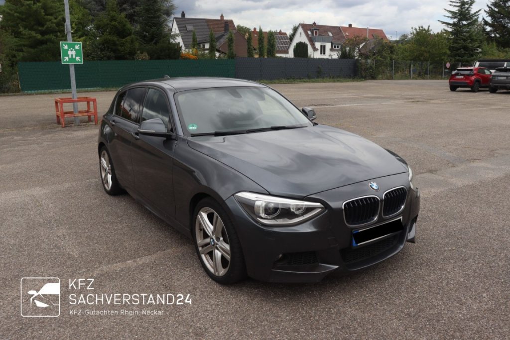 BMW 120d Kfz Sachverstand 24 Unfallgutachten gutachter Viernheim Heidelberg Mannheim Rhein-Neckar