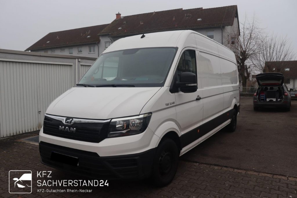 MAN TGE Kfz Sachverstand 24 Unfallgutachten gutachter Viernheim Heidelberg Mannheim Rhein-Neckar